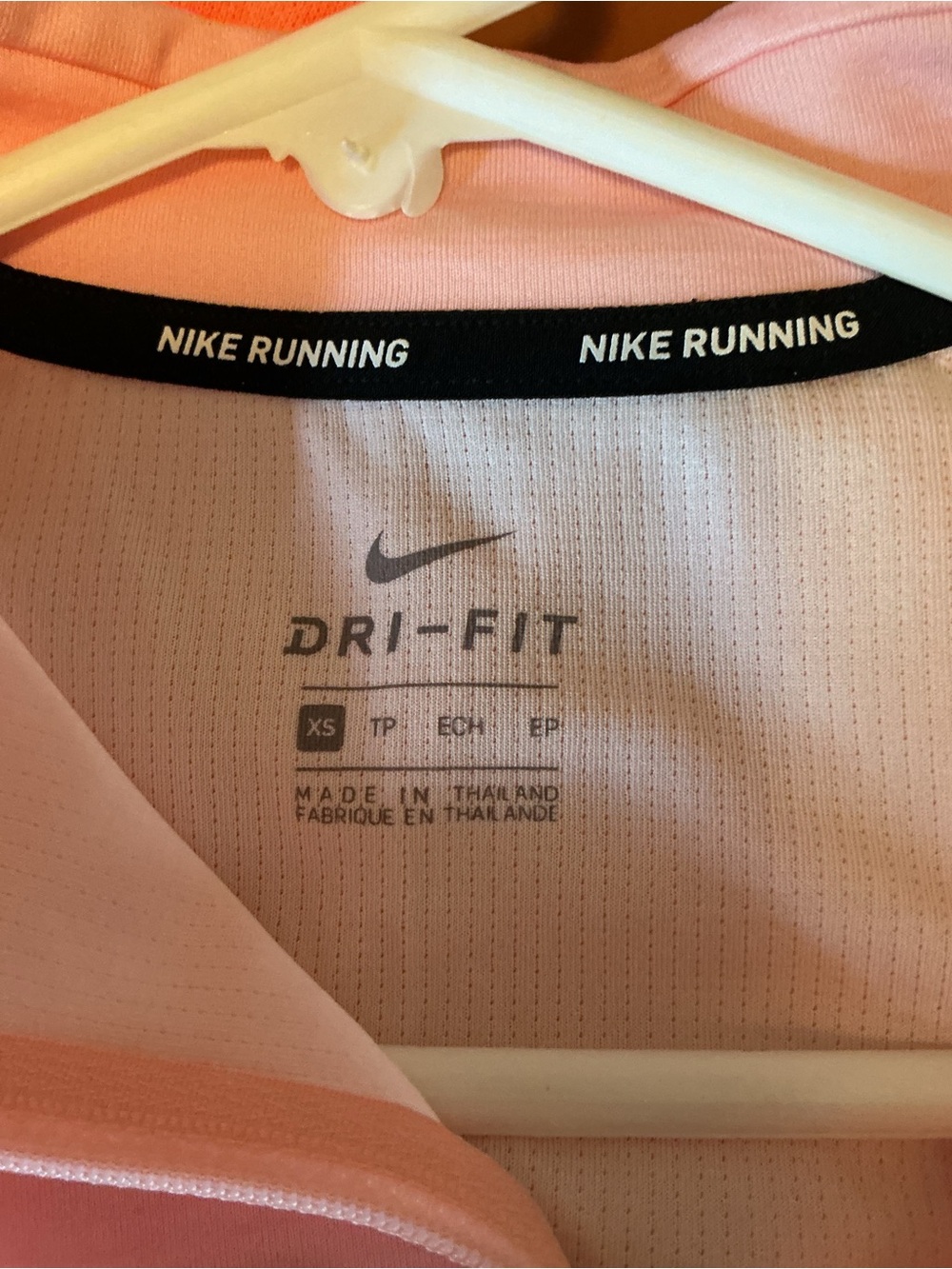 NWT Women’s Nike Pink Dri-FIT Running Pacer Top HZ (Half-Zip) Pullover size XS - Picture 3 of 6